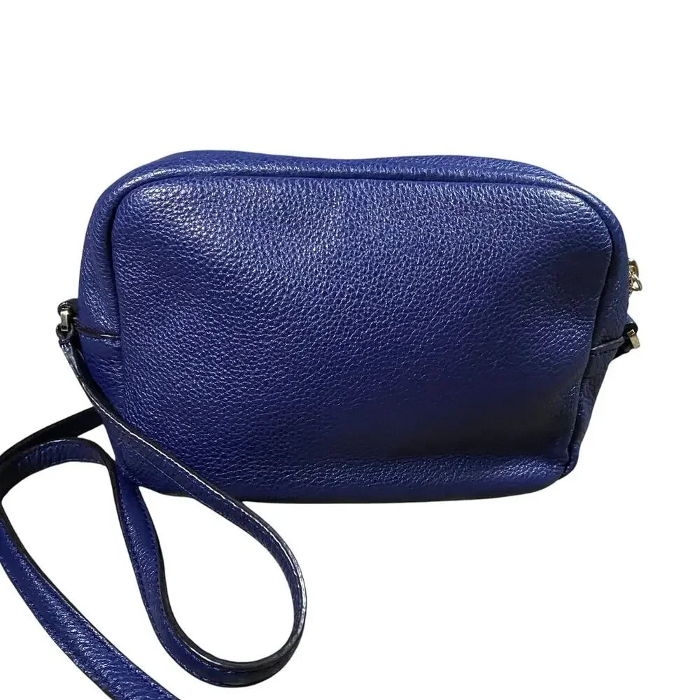 Kate Spade True Navy Pebbled Leather Shoulder Bag